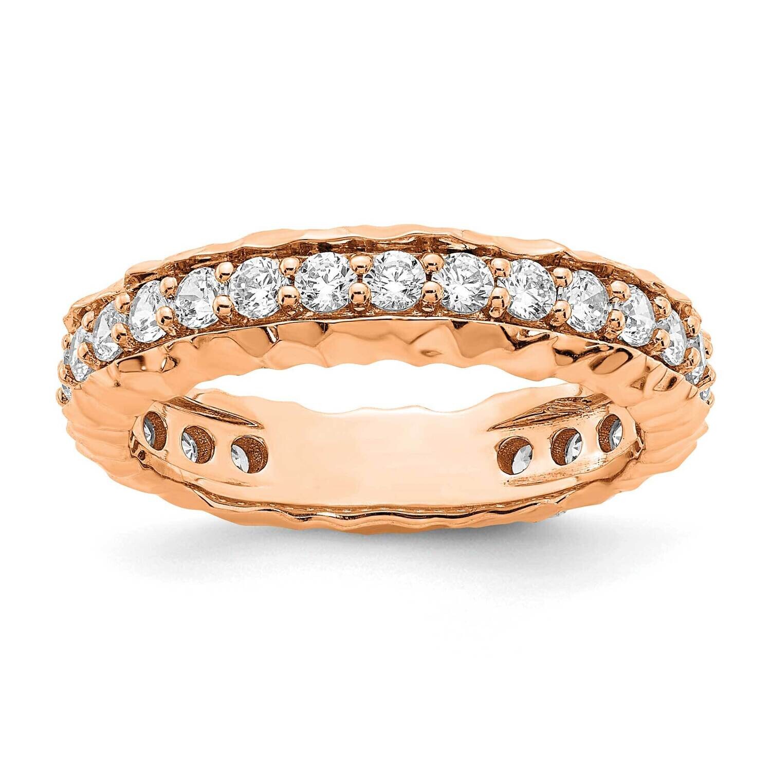 True Origin Rose Gold 1 1/5 Carat Diamond Vs/Si D E F Fancy Band RM8598-118-RAA, MPN: RM8598-118-RA…