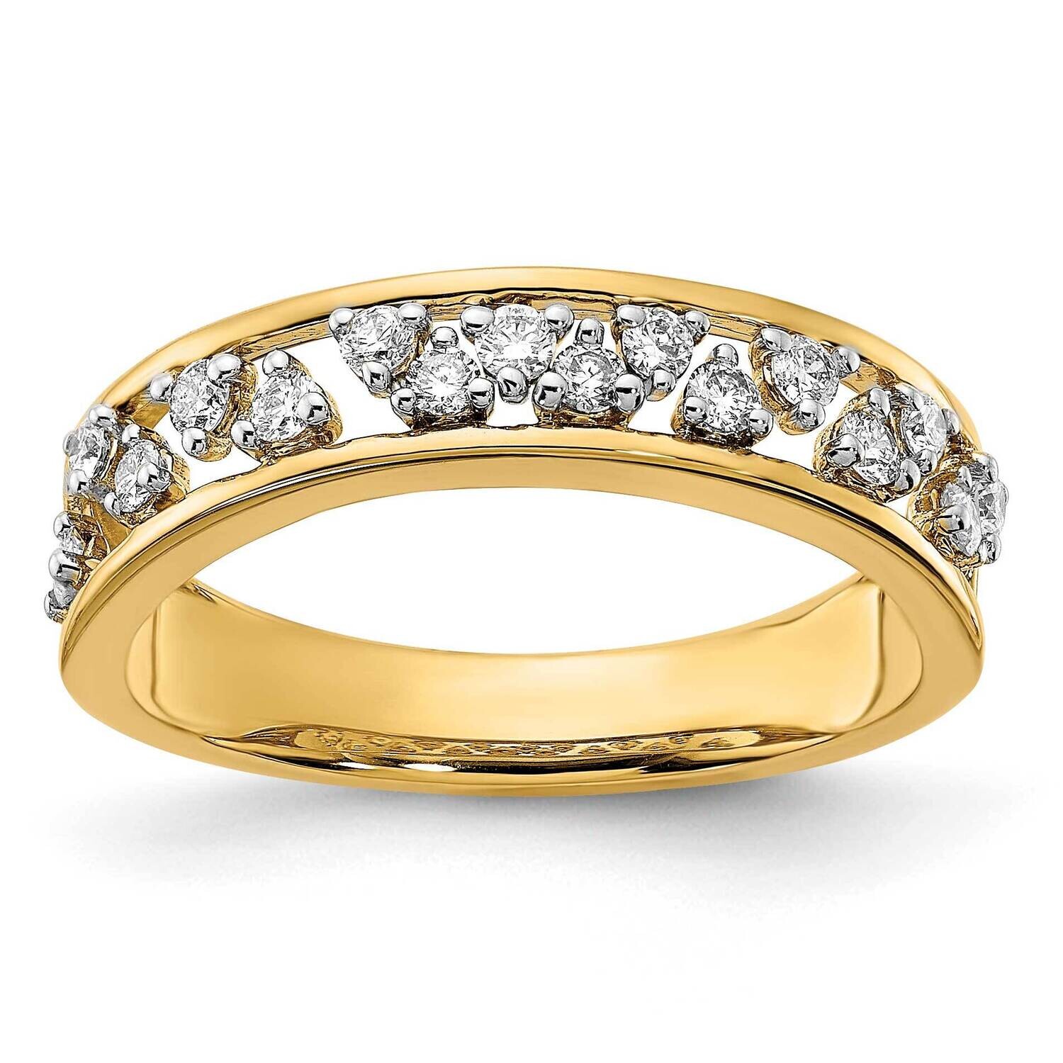 Diamond Band 14k Polished Gold RM6875-033-YA