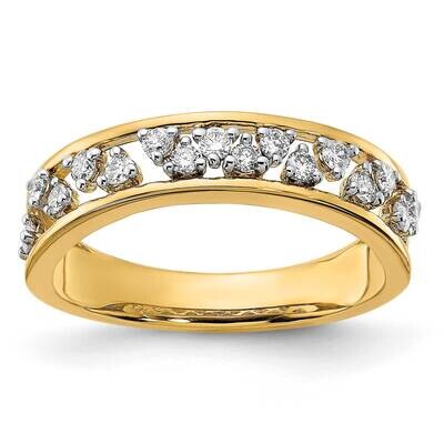Diamond Band 14k Polished Gold RM6875-033-YA, MPN: RM6875-033-YA,