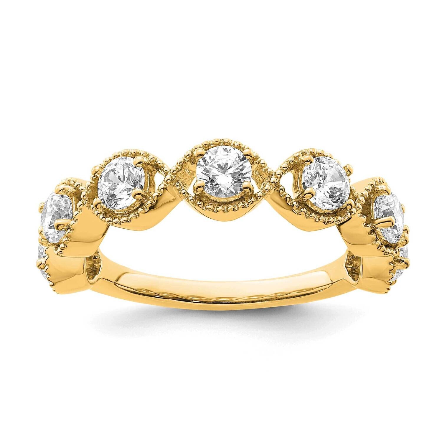 Diamond Si1/Si2 G H I Band 14k Gold RM7988B-107-YAA, MPN: RM7988B-107-YAA, 883957104119