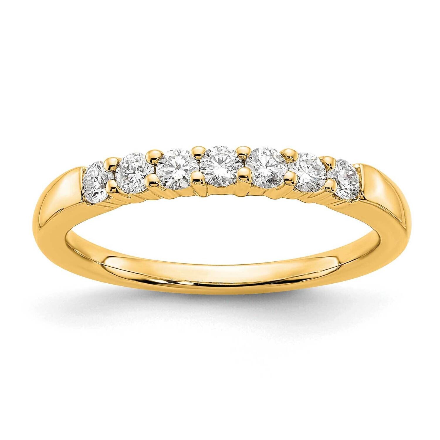 7-Stone Diamond Band Ring Mounting 14k Gold RM3187B-035-YAA