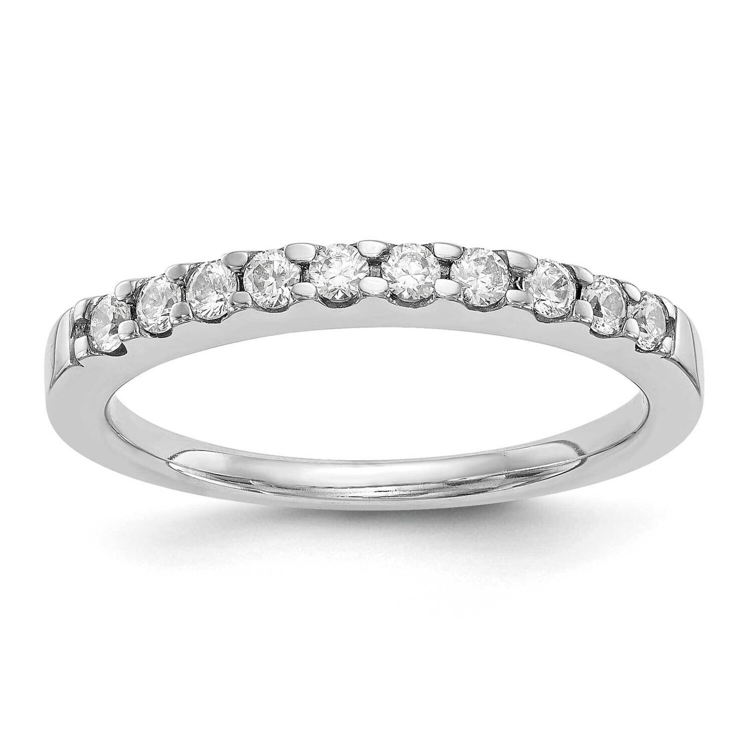 1/3 Carat Wedding Band Ring Mounting 14k White Gold RM3031B-030-CWAA