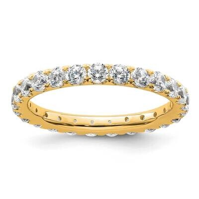 U-Shared Prong 2 Carat Diamond Complete Eternity Band 14k Polished Gold ET0005-200-9Y4, MPN: ET0005…