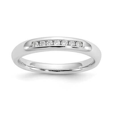 7-Stone Holds 7-1.5mm Round Channel Band Ring Mounting 14k White Gold RM3303B-010-WAA, MPN: RM3303B…