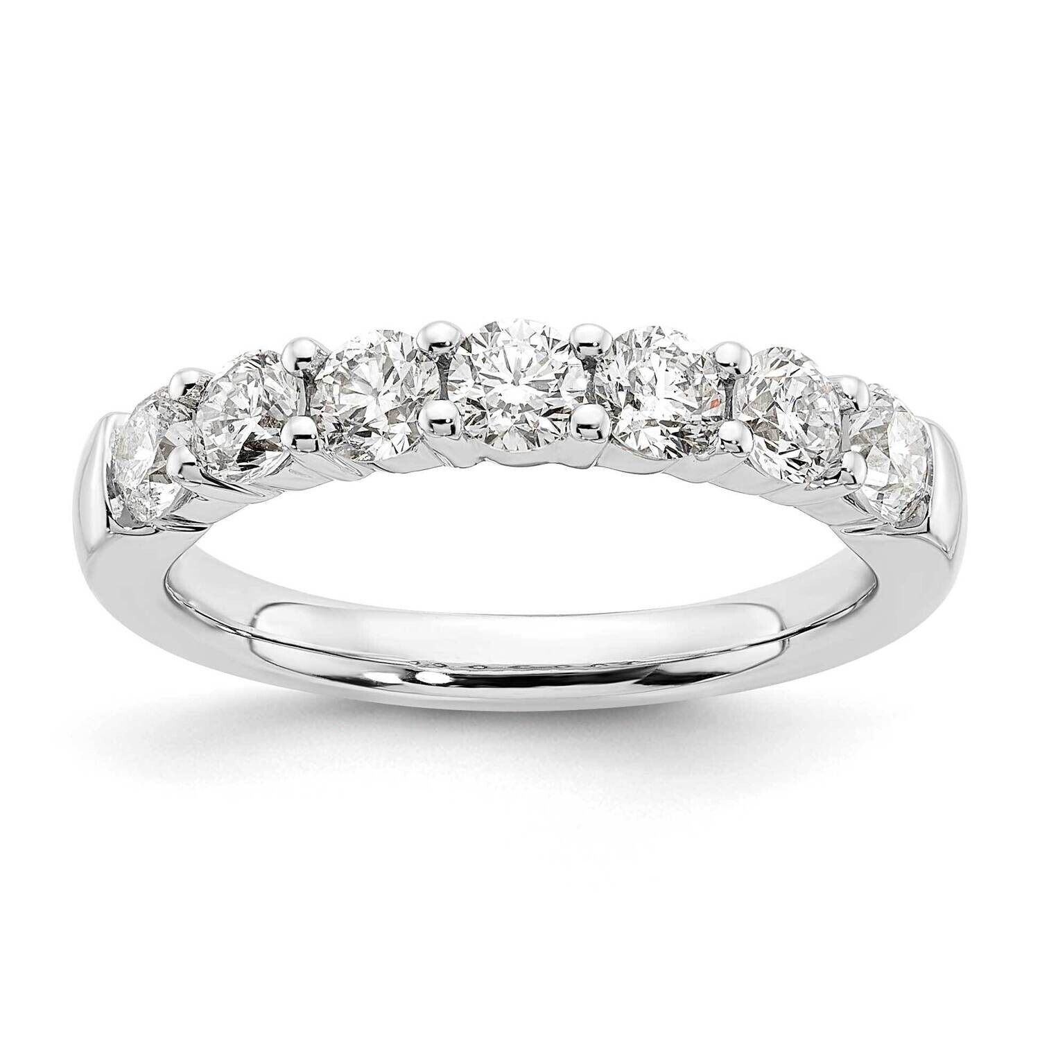 Diamond 7-Stone Band 14k White Gold RM3187B-120-WAA, MPN: RM3187B-120-WAA, 883957865713