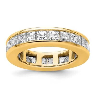 Channel-Set 3 Carat Princess Diamond Complete Eternity Band 14k Polished Gold ET0010-300-4Y4, MPN: …
