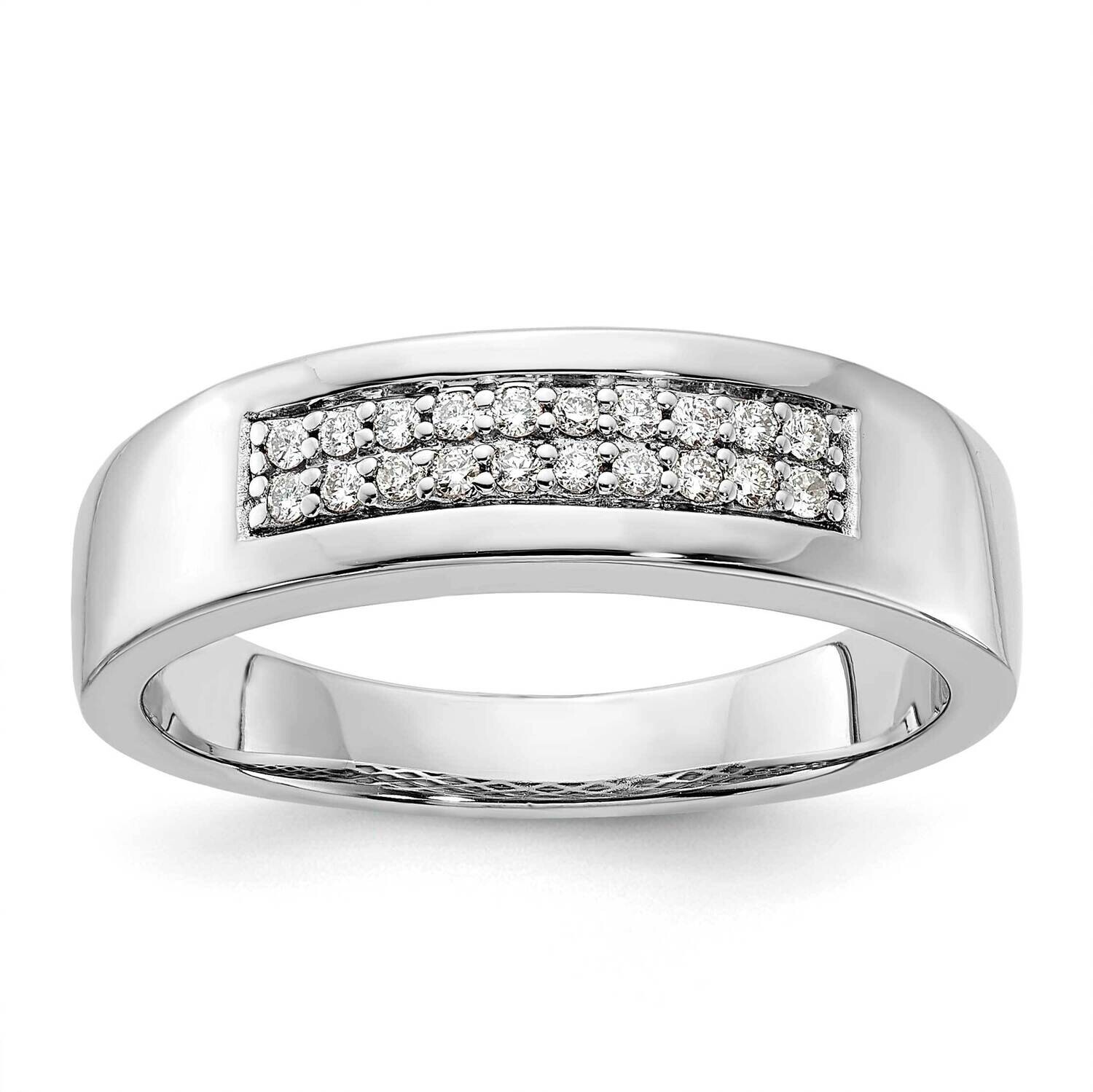 Diamond Wedding Band Sterling Silver RDD2457G-SSAB, MPN: RDD2457G-SSAB, 191101655937