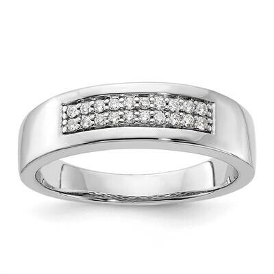 Diamond Wedding Band Sterling Silver RDD2457G-SSAB, MPN: RDD2457G-SSAB, 191101655937
