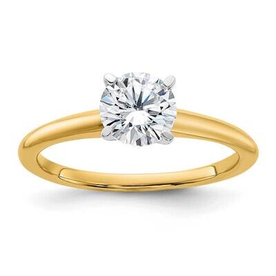 Diamond Solitaire Si+ H+ Comp Eng Ring 14k Two-Tone Gold RM5965R-100-AA, MPN: RM5965R-100-AA, 88395…