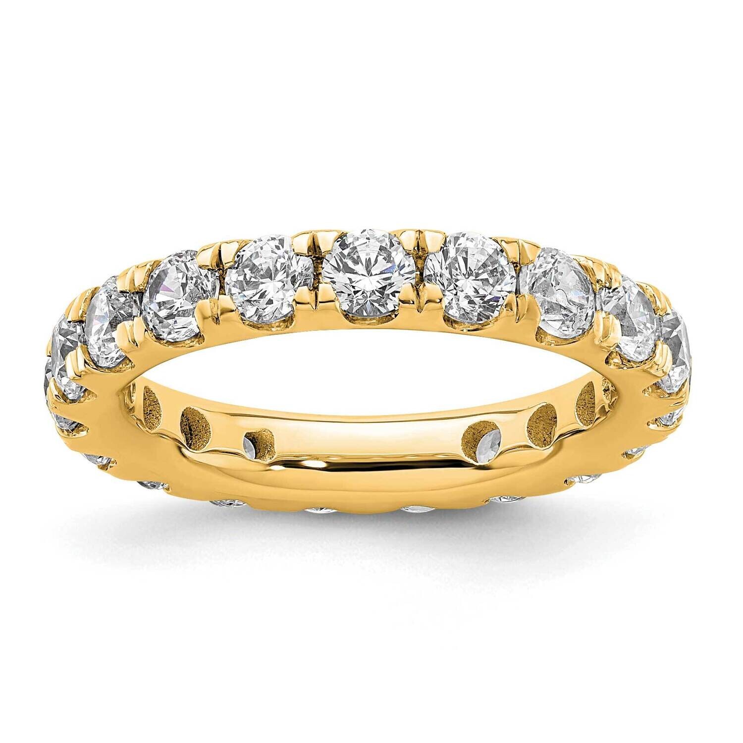 U-Shared Prong 2 Carat Diamond Complete Eternity Band 14k Polished Gold ET0005-200-4Y4, MPN: ET0005…