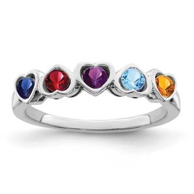 Family Jewelry Ring Mounting 14k White Gold XMR85_5W, MPN: XMR85_5W, 883957500027