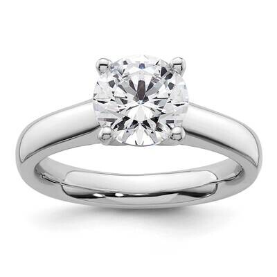 2 Carat 8.20 mm 4-Prong Round Solitaire Engagement Ring Mounting 14k White Gold RM1934E-200-CWAA, M…
