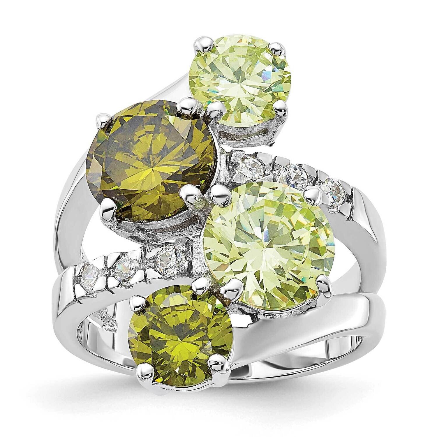 Multicolor CZ Ring Sterling Silver Polished SSCMEI18198, MPN: SSCMEI18198,