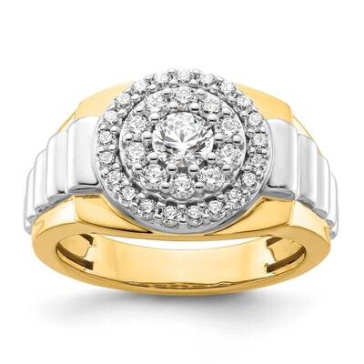 Diamond Cluster Men&#39;s Ring 14k Two-Tone Gold RM9516-125-YWAA, MPN: RM9516-125-YWAA, 883957903231