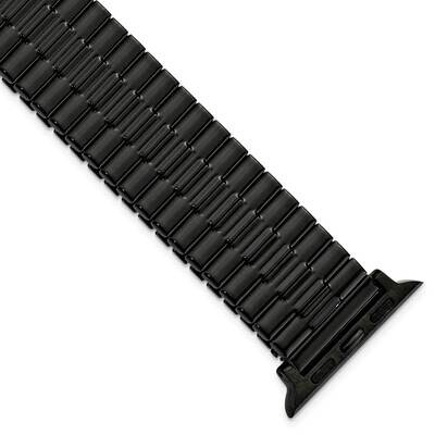 Gilden For Apple 38/40mm Mens Long Black Expansion Watch Band BA553-38 by Men&#39;s Jewelry and Accesso…