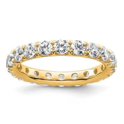 U-Shared Prong 3 Carat Diamond Complete Eternity Band 14k Polished Gold ET0005-300-8Y4, MPN: ET0005…