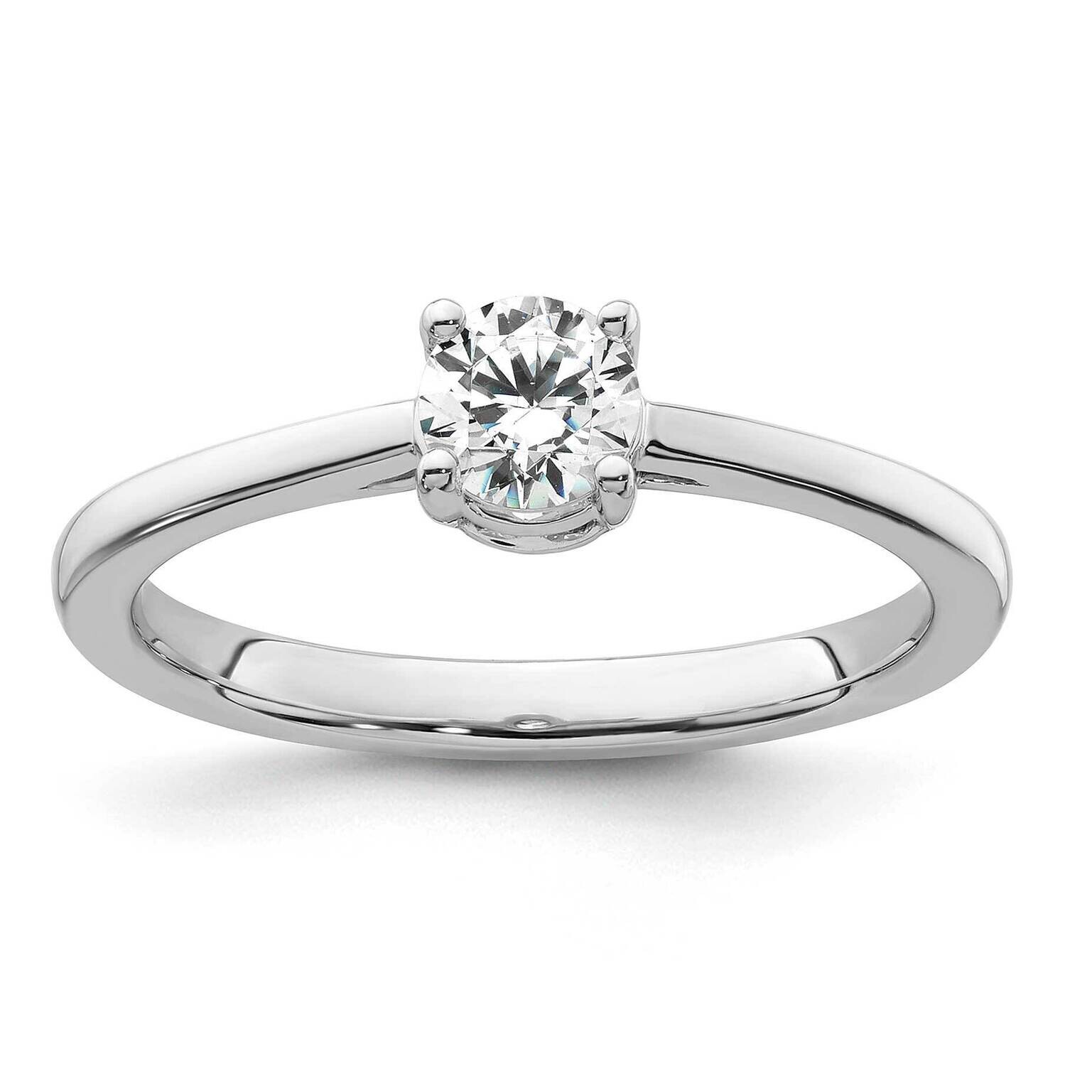 Diamond Complete Engagement Ring 14k White Gold RM9202-044-WAA, MPN: RM9202-044-WAA, 883957840154
