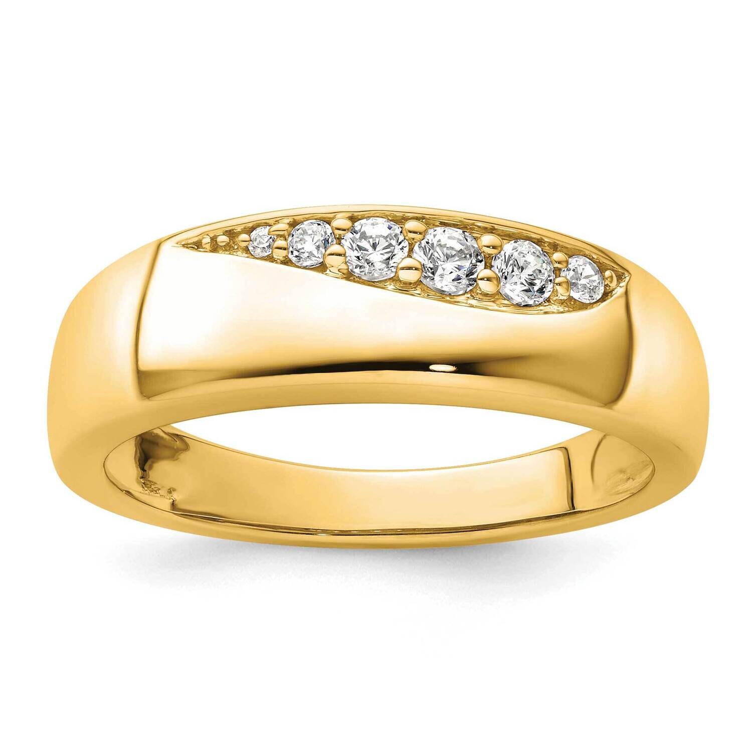 True Origin Diamond Vs/Si D E F Men&#39;s Band 14k Gold RM9362-025-YAA, MPN: RM9362-025-YAA,