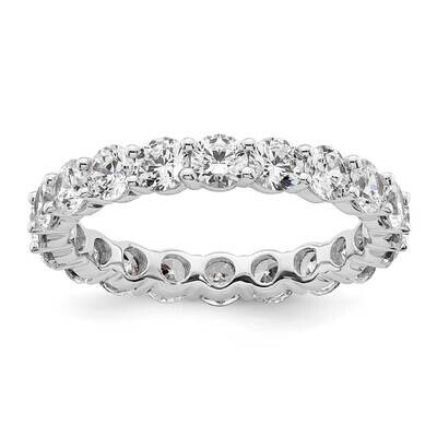 Polished Shared Prong 3 Carat Diamond Complete Eternity Band 14k White Gold ET0001-300-9W4, MPN: ET…