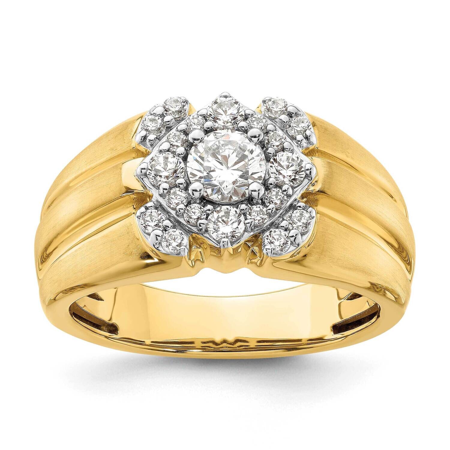 Diamond Men&#39;s Ring 14k Two-Tone Gold RM9521-100-YWAA, MPN: RM9521-100-YWAA, 883957903286