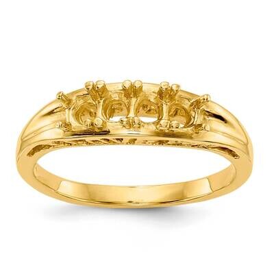 4-Stone Mothers Ring Mounting 14k Polished Gold XMR22-4, MPN: XMR22-4, 191101538568