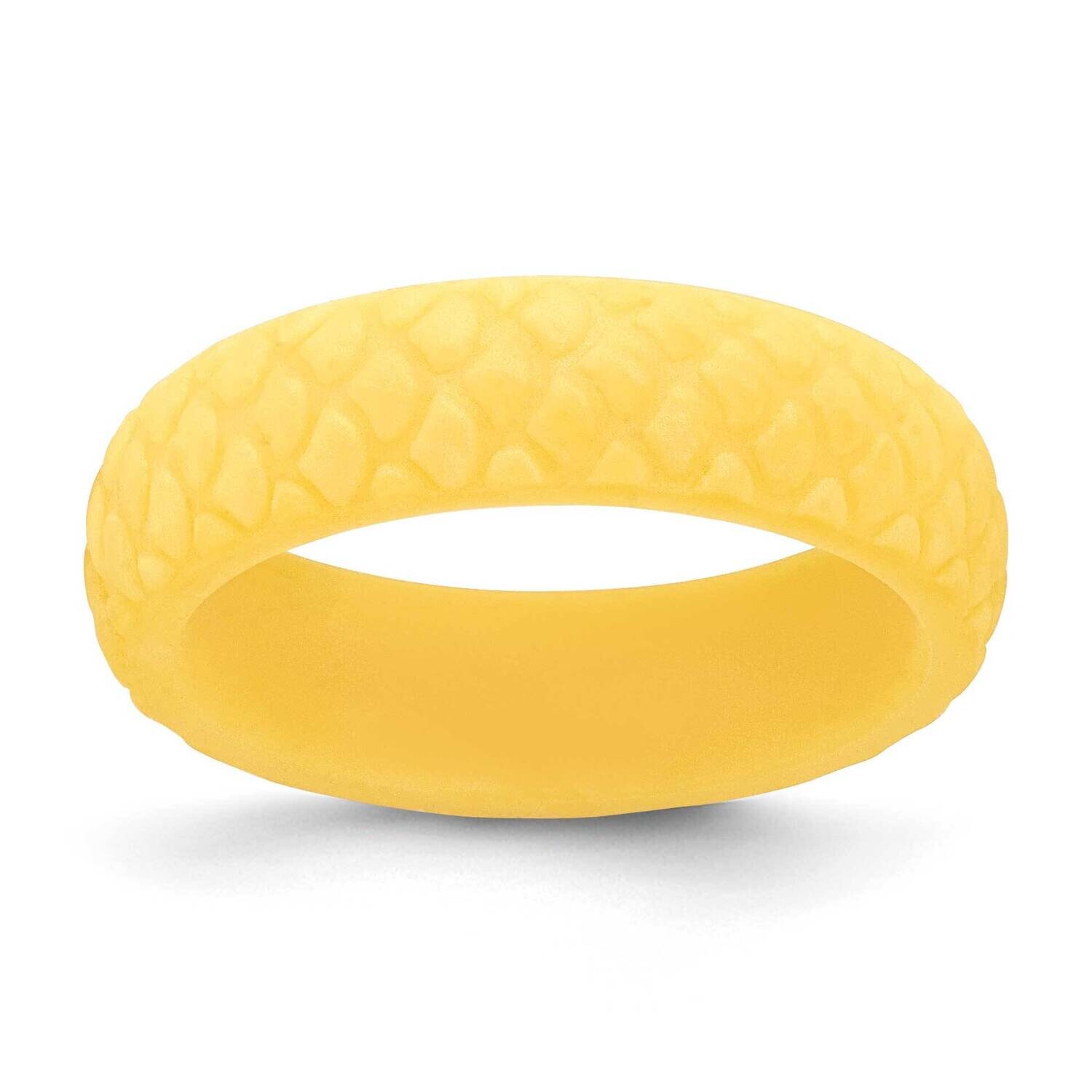 Silicone Yellow Mermaid Pattern 5.7mm Domed BSize 8 SL105-YW, MPN: SL105-YW,