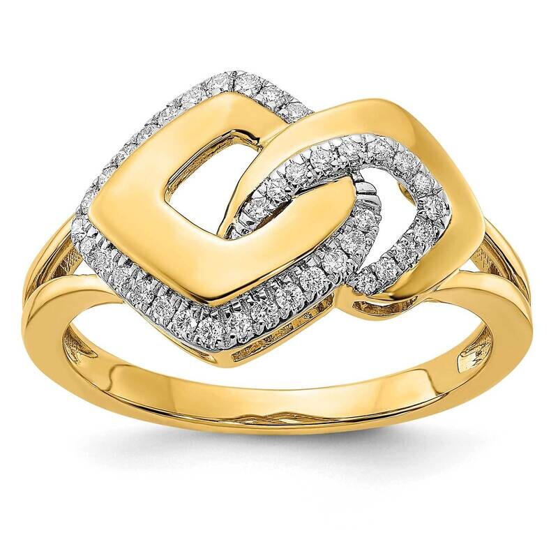 Diamond Fancy Shaped Ring 14k Polished Gold RM6904-016-YA