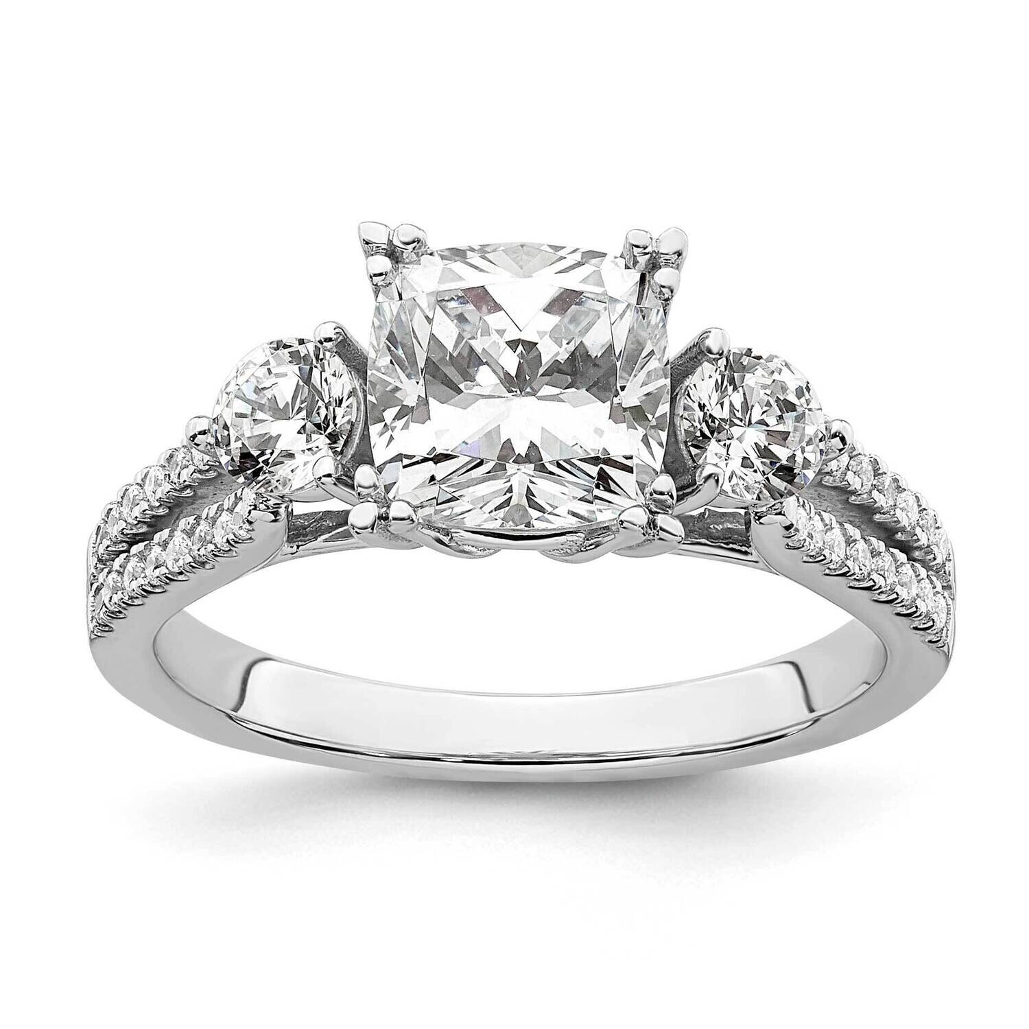 Diamond Si1/Si2 G H I Semi-Mount Eng Ring 14k White Gold RM7842E-150-WAA, MPN: RM7842E-150-WAA, 883…