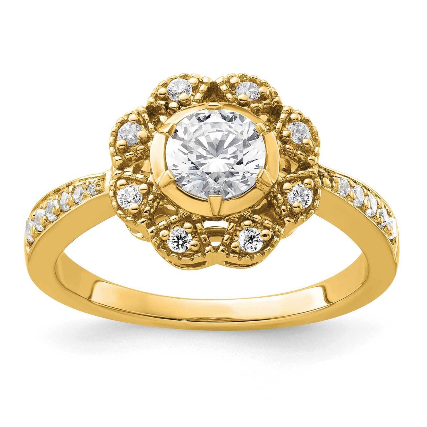 True Origin Diamond Vs/Si D E F Complete Ring 14k Gold RM9388-085-YAA, MPN: RM9388-085-YAA,