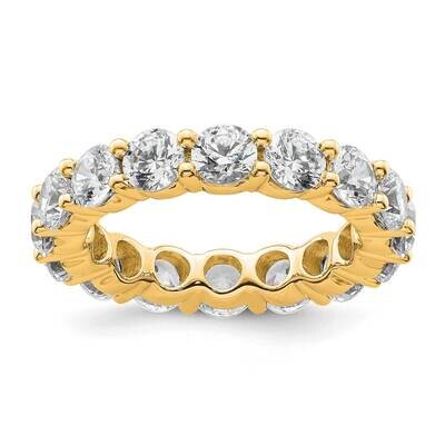 Shared Prong 4 Carat Diamond Complete Eternity Band 14k Polished Gold ET0001-400-6Y4, MPN: ET0001-4…