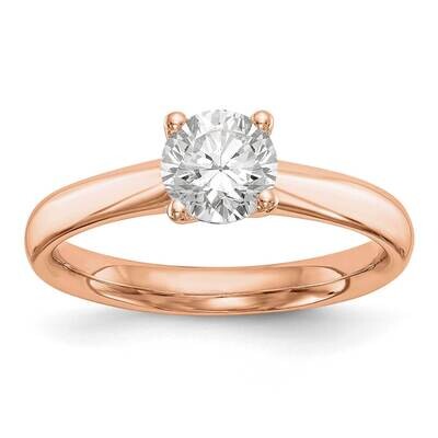 Solitaire Engagement Ring Mounting 14k Rose Gold RM1933E-100-R, MPN: RM1933E-100-R,