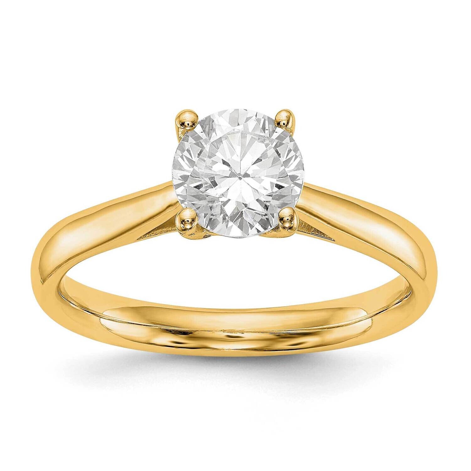 Solitaire Engagement Ring Mounting 14k Gold RM1937E-100-Y, MPN: RM1937E-100-Y,