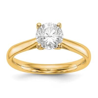 Solitaire Engagement Ring Mounting 14k Gold RM1937E-100-Y, MPN: RM1937E-100-Y,