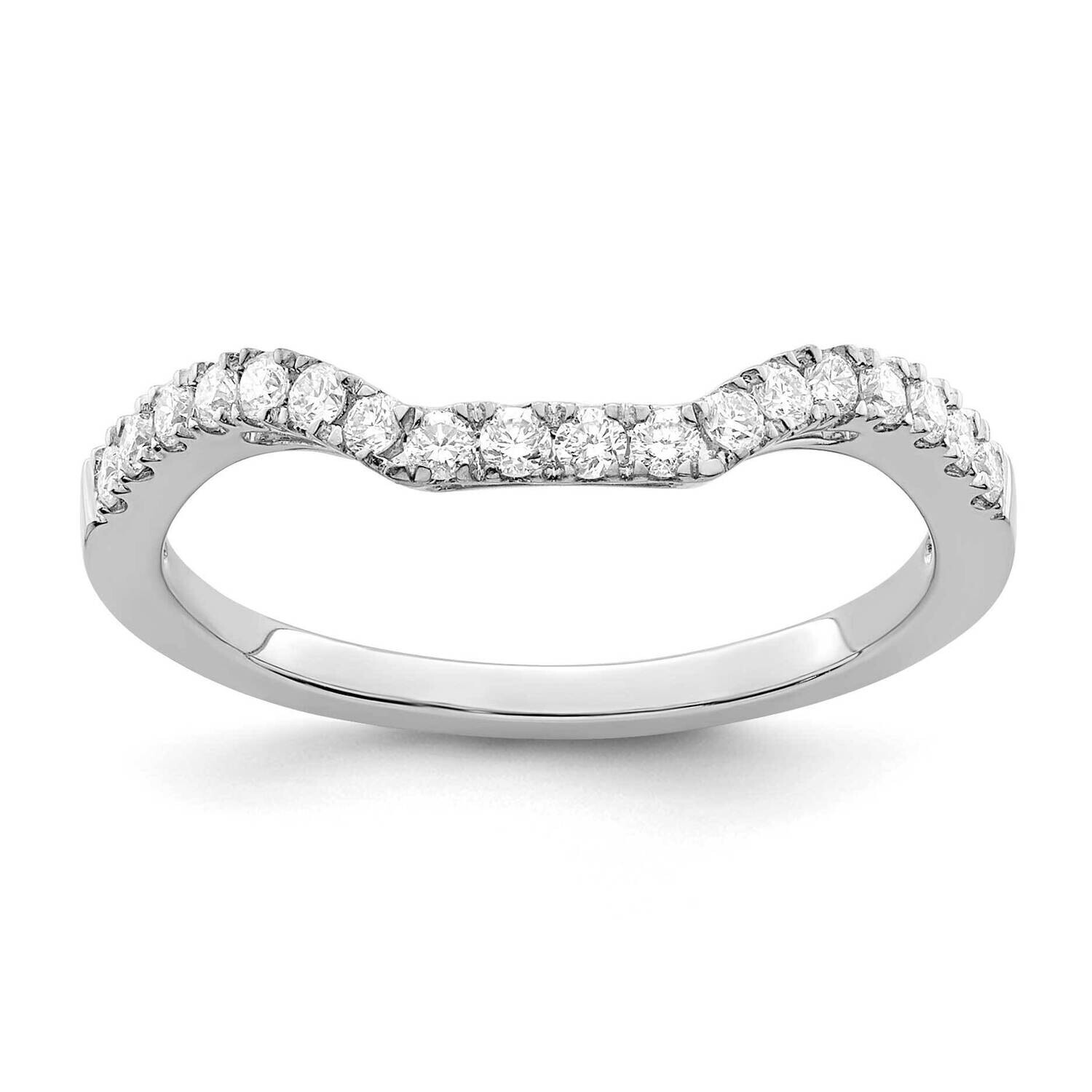 True Origin 1/4 Carat Diamond Vs/Si D E F Wedding Band 14k White Gold RM2337B-027-WAA, MPN: RM2337B…