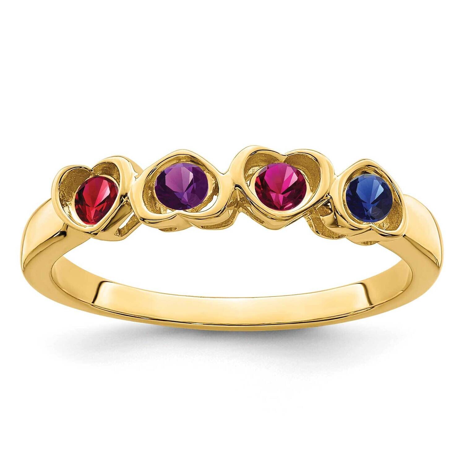 Family Jewelry Ring Mounting 14k Gold XMR85_4, MPN: XMR85_4, 883957535272