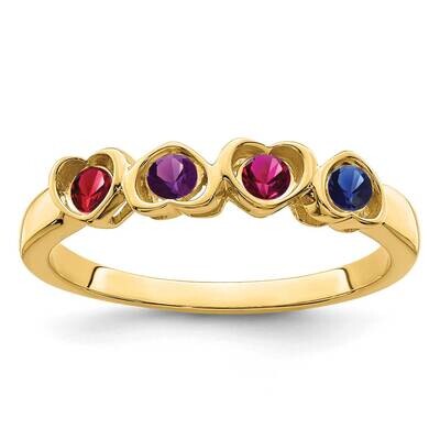 Family Jewelry Ring Mounting 14k Gold XMR85_4, MPN: XMR85_4, 883957535272