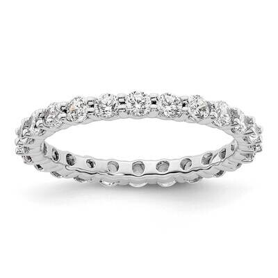 Polished Shared Prong 1 Carat Diamond Complete Eternity Band 14k White Gold ET0001-100-5W4, MPN: ET…