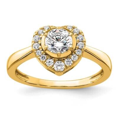 True Origin Diamond Vs/Si D E F Complete Heart Ring 14k Gold RM9389-068-YAA, MPN: RM9389-068-YAA,