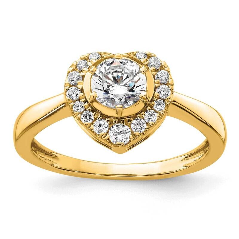 True Origin Diamond Vs/Si D E F Complete Heart Ring 14k Gold RM9389-068-YAA