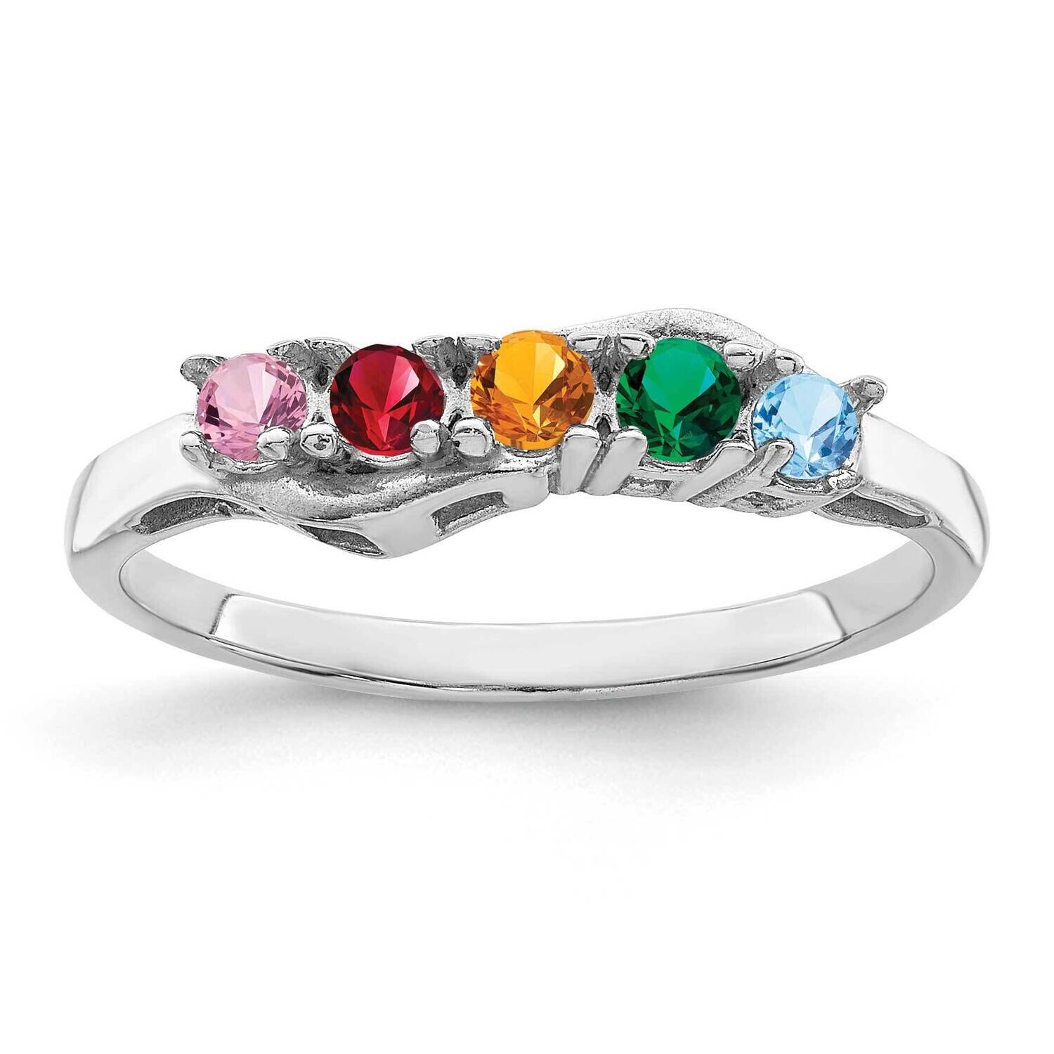 Family Jewelry Ring Mounting 14k White Gold XMR86_5W, MPN: XMR86_5W, 883957474922