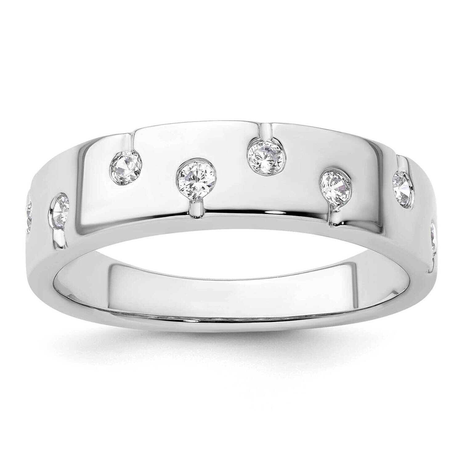 True Origin Diamond Vs/Si D E F Men&#39;s Band 14k White Gold RM9364-027-WAA, MPN: RM9364-027-WAA,
