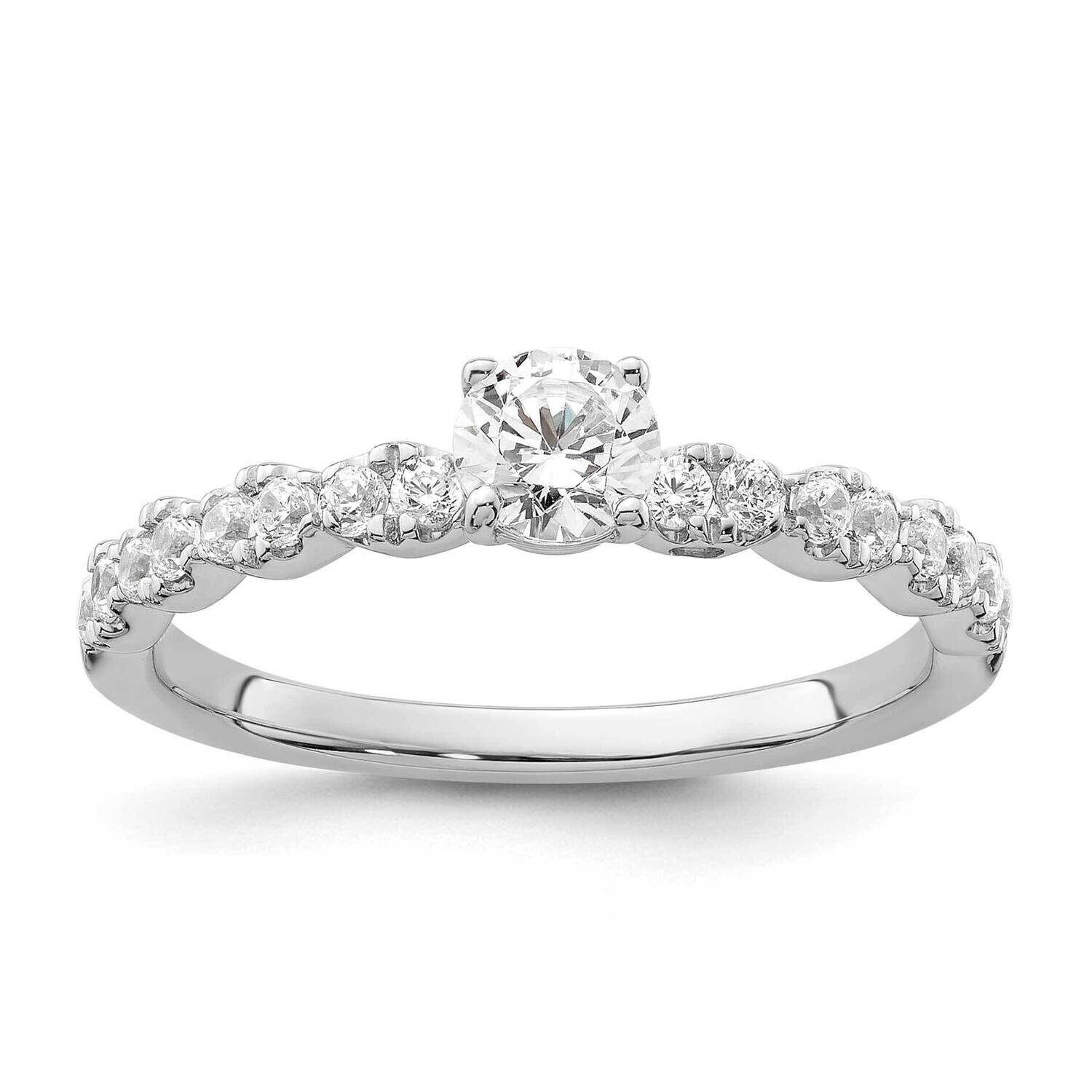 Diamond Two Promises Complete Eng Ring 14k White Gold RM9220E-033-WAA, MPN: RM9220E-033-WAA, 883957…