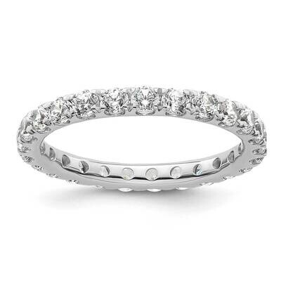 Polished U-Shared Prong 1 Carat Diamond Complete Eternity Band 14k White Gold ET0005-100-4W4, MPN: …