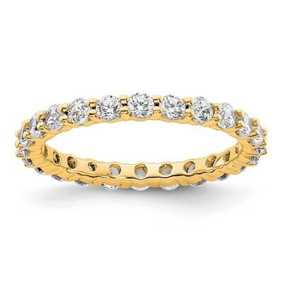 Shared Prong 1 Carat Diamond Complete Eternity Band 14k Polished Gold ET0001-100-5Y4, MPN: ET0001-1…