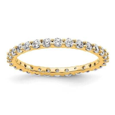Shared Prong 1 Carat Diamond Complete Eternity Band 14k Polished Gold ET0001-100-8Y4, MPN: ET0001-1…