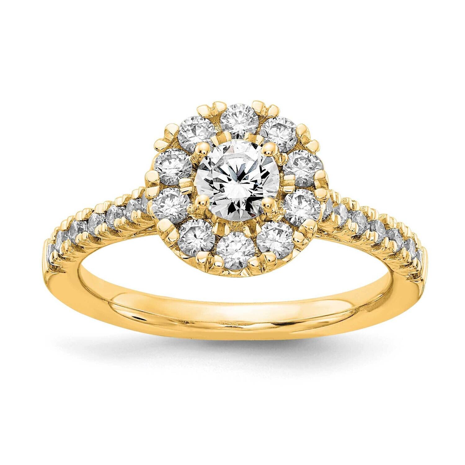 Yellow True Origin Diamond Vs/Si D E F Engagement Ring 14k Gold RM5966E-100-YAA, MPN: RM5966E-100-Y…