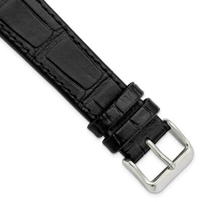 Gilden For Apple 38/40mm Black Gator Grain Calfskin Watch Band BA549-38 by Men&#39;s Jewelry and Access…