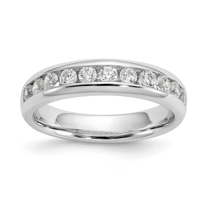 11-Stone Holds 11-2.3mm Round Channel Band Ring Mounting 14k White Gold RM3322B-055-WAA, MPN: RM332…