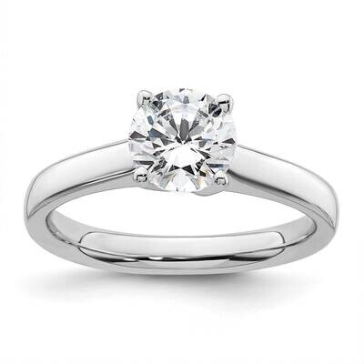 1.25 Carat 7.00 mm 4-Prong Round Solitaire Engagement Ring Mounting 14k White Gold RM1934E-125-CWAA…