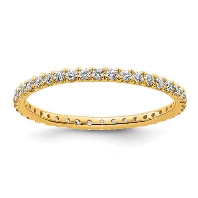 U-Shared Prong 1/2 Carat Diamond Complete Eternity Band 14k Polished Gold ET0005-050-8Y4, MPN: ET00…
